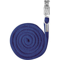 Produktbild von Waldhausen Anbindestrick Plus mit Panikhaken aus geflochtenem Material Saphirblau 2 m