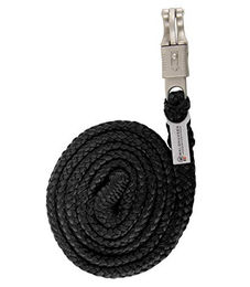 Waldhausen Anbindestrick Plus mit Panikhaken aus Nylon in Schwarz - 2 m – Bild 1 von 2