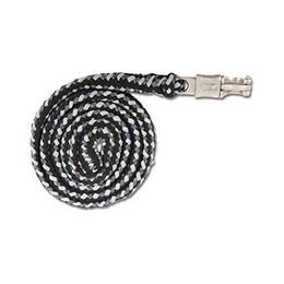 Waldhausen Anbindestrick Plus mit Panikhaken Schwarz/Grau für Pferde - 2 m – Bild 1 von 3