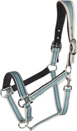 Waldhausen Athletic Nylonhalfter für Warmblut in Alpenblau Grau Kreideblau – Bild 1 von 1