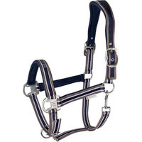 Produktbild von Waldhausen Athletic Nylonhalfter für Warmblut in Blau und Beige