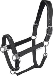 Produktbild von Waldhausen Athletic Pony Halfter Schwarz mit Silberbeschlägen