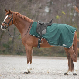 Waldhausen Ausreitdecke 0g Comfort Regendecke mit Sattelausschnitt für Ponys in Tannengrün – Bild 1 von 1