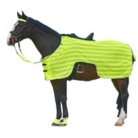 Produktbild von Waldhausen Ausreitdecke für Pferde Neon Gelb 125 cm mit Reflex und Sattelausschnitt