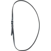 Produktbild von Waldhausen Ausreitriemen für Reitplakette aus Leder in Schwarz für Warmblut