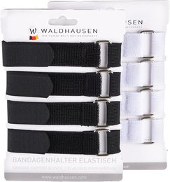 Waldhausen Bandagenhalter elastisch 4er Set Schwarz – Bild 1 von 2