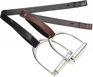 Waldhausen Bates Webbers Steigbügelriemen aus Leder in Schwarz 80 cm - 80 cm – Bild 1 von 2