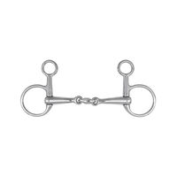 Produktbild von Waldhausen Baucher Gebiss für Pferde doppelt gebrochen aus Edelstahl Silber 12,5 cm - 12,5 cm