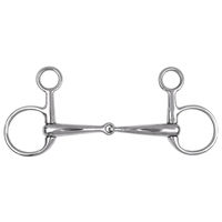 Produktbild von Waldhausen Baucher-Trense einfach gebrochen aus Edelstahl 12,5 cm mit 16 mm Gebiss