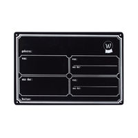 Produktbild von Waldhausen Boxenschild aus Metall in Schwarz