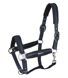 Waldhausen Breath Nylonhalfter für Warmblut in Nachtblau – Bild 1 von 4