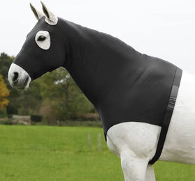 Waldhausen Comfort Combination Hood Hautschutz für Pferde Schwarz Größe L – Bild 1 von 3