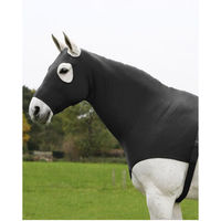 Produktbild von Waldhausen Comfort Combination Hood Pferdedecke mit Halsschutz und Schulterpolster in Schwarz