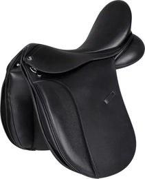 Waldhausen Comfort Dressursattel aus Leder für Pferde in Schwarz oder Braun – Bild 1 von 1