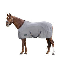 Produktbild von Waldhausen Comfort Fleece-Fliegendecke für Pferde grau 125 cm - 125 cm