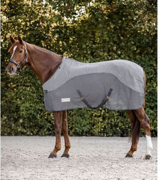 Waldhausen Comfort Fleece-Fliegendecke für Pferde Grau 165 cm – Bild 1 von 7