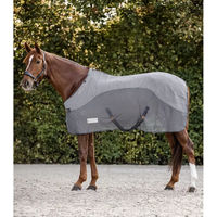 Produktbild von Waldhausen Comfort Fleece-Fliegendecke für Pferde Grau 165 cm