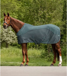 Waldhausen Comfort Fleece-Fliegendecke für Pferde in Grün 135 cm – Bild 1 von 4