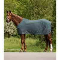 Produktbild von Waldhausen Comfort Fleece-Fliegendecke für Pferde in Grün 155 cm
