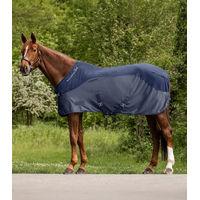 Produktbild von Waldhausen Comfort Fleece-Fliegendecke für Pferde Nachtblau 165 cm