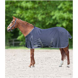 Waldhausen Comfort Stall- und Sommerdecke für Pferde aus Baumwolle Blau 145 cm – Bild 1 von 2