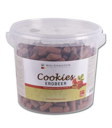 Produktbild von Waldhausen Cookies Leckerli Ergänzungsfutter mit Vitaminen und Mineralstoffen 3 kg Eimer