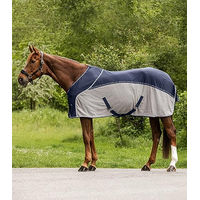 Produktbild von Waldhausen Cooler Fliegen-Sommerdecke für Pferde Nachtblau/Grau 135 cm