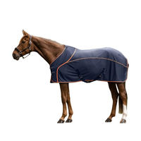 Produktbild von Waldhausen Cooler Fliegen-Sommerdecke für Pferde Nachtblau/Orange 125 cm - 125 cm