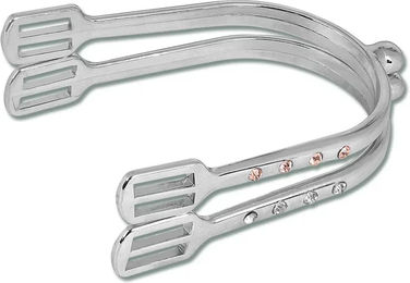Waldhausen Crystal Reitsporen Set für Damen mit Riemen 10 mm – Bild 1 von 2