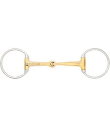 Waldhausen Cyprium Olivenkopfgebiss einfach gebrannt Gold 11,5 cm – Bild 1 von 1