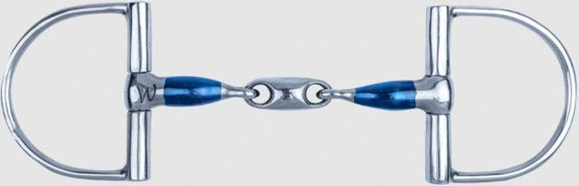 Waldhausen D-Ring Trense doppelt gebrochen anatomisch 16 mm Sweet Iron 11,5 cm – Bild 1 von 1