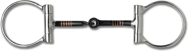 Produktbild von Waldhausen D-Trense für Pferde mit Ringen Snaffle Bit aus Metall in Silber