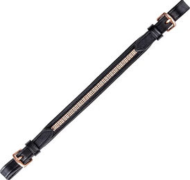 Produktbild von Waldhausen Dekorative Sattelhalterung mit Strasskette aus Leder 26cm