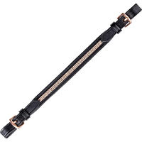 Produktbild von Waldhausen Dekorative Sattelhalterung mit Strasskette aus Leder 26cm