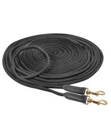 Waldhausen Doppellonge aus Polyester in Schwarz – Bild 1 von 2