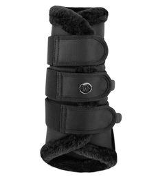Waldhausen Dressurgamasche Comfort Light Schwarz Nylon Größe M – Bild 1 von 4