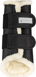 Waldhausen Dressurgamaschen Comfort für Pferde aus Polyester in Schwarz/Natur XL - 1 Stk. – Bild 1 von 6