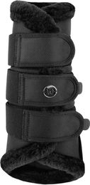 Waldhausen Dressurgamaschen Comfort Light aus Polyester in Schwarz Silber XL – Bild 1 von 2
