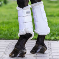 Produktbild von Waldhausen Dressurgamaschen Soft Weiß XL mit Plüschfutter für Pferde