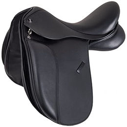 Waldhausen Dressursattel Comfort Pony aus Leder in Schwarz – Bild 1 von 3