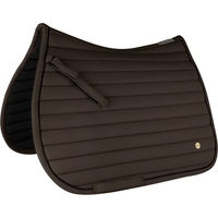 Produktbild von Waldhausen Dressurschabracke Ubud Softshell in Espresso Braun mit Golddekor