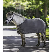 Produktbild von Waldhausen Economic Fleece-Abschwitzdecke für Pferde Schwarz 105 cm