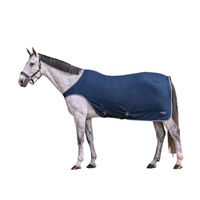 Produktbild von Waldhausen Economic Fleece-Führdecke für Pferde Blau 135 cm