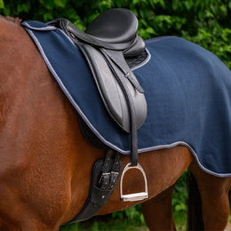 Waldhausen Economic Fleece- und Ausreitdecke für Vollblut in Blau – Bild 1 von 8