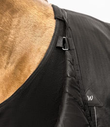 Waldhausen Economic Fleece Unterdecke für Pferde Schwarz 165 cm – Bild 1 von 5
