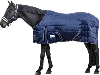 Waldhausen Economic Stalldecke für Pferde aus Polyester Blau 155 cm – Bild 1 von 4