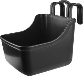 Waldhausen Einhängetrog mit Griff aus Kunststoff Schwarz 12 l - 12 l – Bild 1 von 2