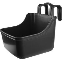 Produktbild von Waldhausen Einhängetrog mit Griff aus Kunststoff Schwarz 12 l - 12 l