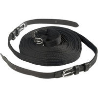 Produktbild von Waldhausen Einspänner-Leine Soft Schwarz aus Polyester für Warmblut