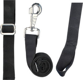 Waldhausen Elastik-Beinschnüre mit Karabiner verstellbar Schwarz – Bild 1 von 4